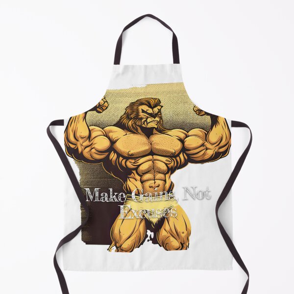 Item preview, Make Gains, Not ExcusesDesignBodybuilding Fitness Gym Workout Exercise Merch Print Design designed and sold by tengamerx.