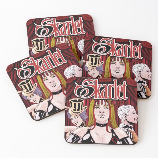 Item preview, Freak Show Comics Skarlet Eroticurse Cover and Logo designed and sold by ArtistGrimmReal.