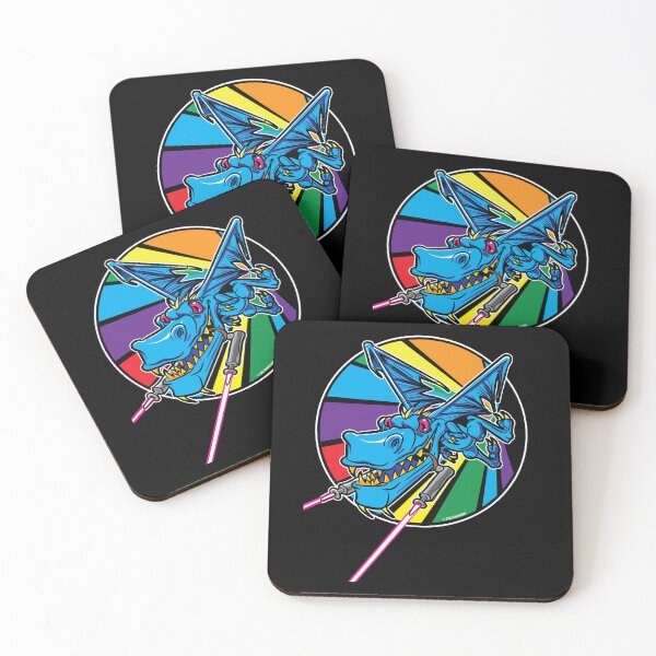 Item preview, Laser Dragon flying through a Rainbow. designed and sold by eShirtLabs.