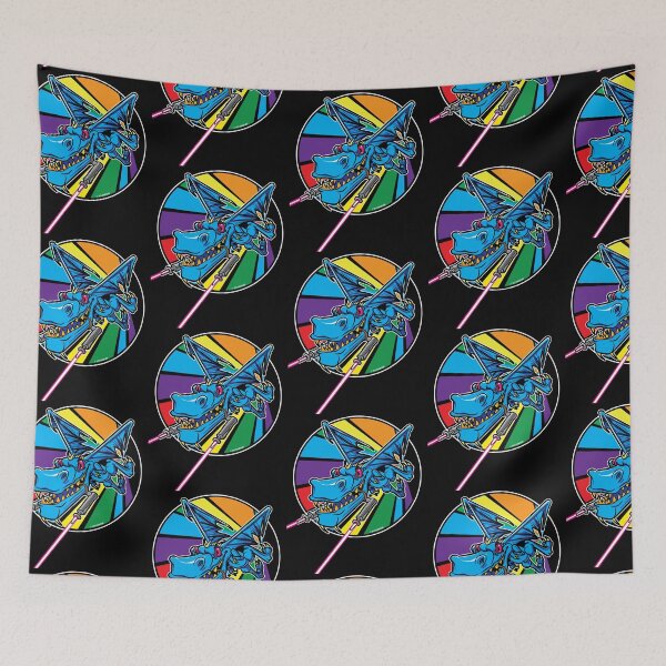 Item preview, Laser Dragon flying through a Rainbow. designed and sold by eShirtLabs.