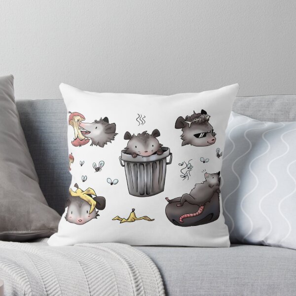 Item preview, Super cute garbage opossums in their element designed and sold by Alphalotl.