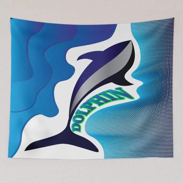Item preview, A Dolphin moving through the waves designed and sold by Bigrow.