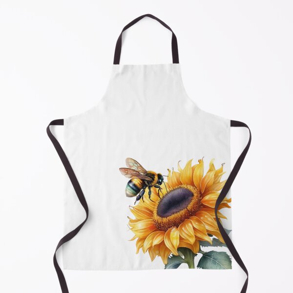 Item preview, bee on a sunflower designed and sold by Wasaheyl.