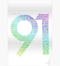 Psalm 91 - Rnbw Poster