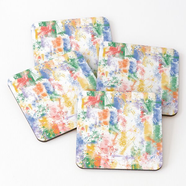 Item preview, Abstract Vibrant Multicolor Brush Strokes and Splatters 12 designed and sold by Cato99.