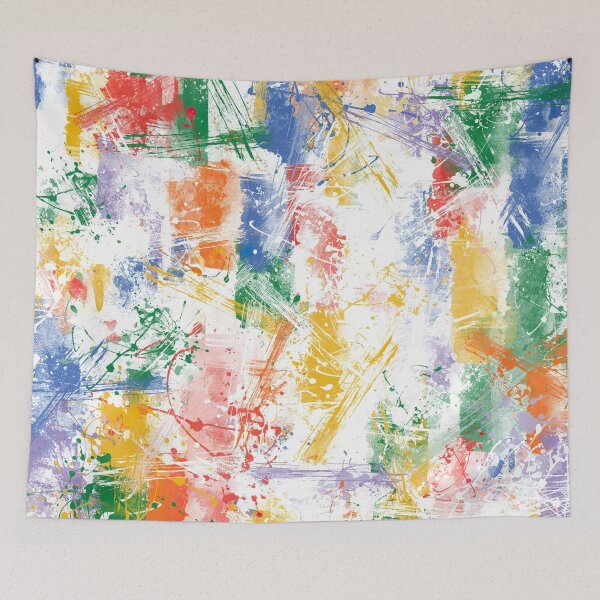 Item preview, Abstract Vibrant Multicolor Brush Strokes and Splatters 12 designed and sold by Cato99.