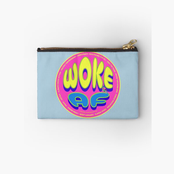 Aperçu de l'œuvre PMD00653 Le design amusant WOKE AF de Progressive Movement Designs pour n'importe quel jour de l'année montre que vous soutenez les objectifs politiques progressistes des démocrates et indépendants progressistes et des partisans de Bernie Sanders créée et vendue par ProgressiveLeft.