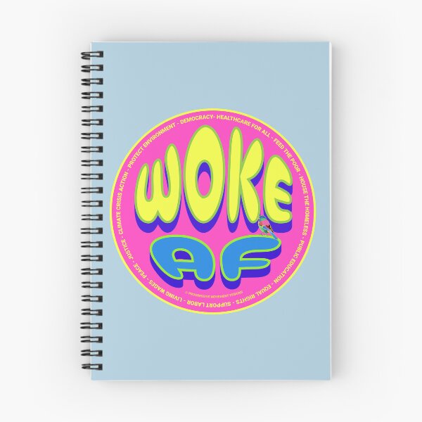 Artikelvorschau, PMD00653 Progressive Movement Designs lustiges WOKE AF-Design für jeden Tag des Jahres zeigt, dass Sie progressive politische Ziele für progressive Demokraten und Unabhängige sowie Anhänger von Bernie Sanders unterstützen entworfen und verkauft von ProgressiveLeft.