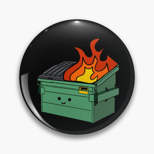 Item preview, Smiley Cute Dumpster Trash Fire designed and sold by Hannah Anderle.