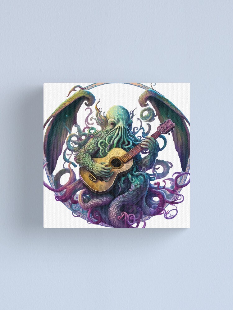 Wall Art Print, Lovecraft and Cthulhu