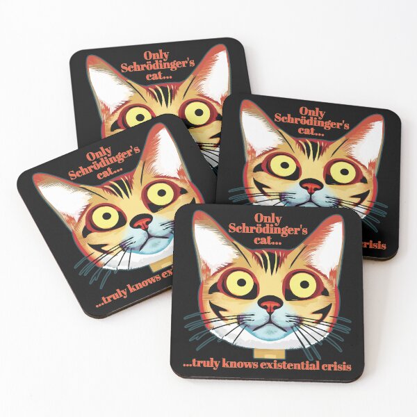 Item preview, Schrodinger's cat existential crisis designed and sold by JoseloRochaArt.