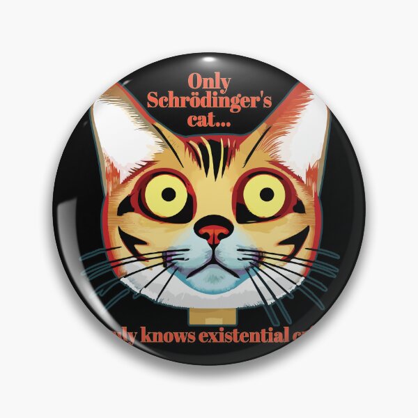 Item preview, Schrodinger's cat existential crisis designed and sold by JoseloRochaArt.