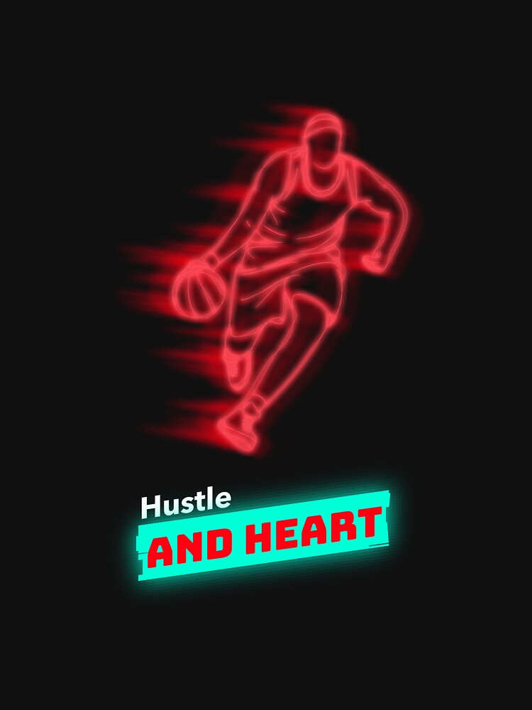 Disover Hustle and Heart basketball | Essential T-Shirt 