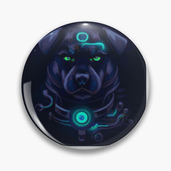 Item preview, Cyberpunk Dog is looking at you designed and sold by Haveonelikethis.