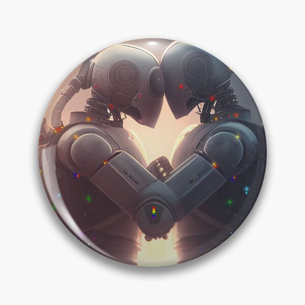 Item preview, Brobots Two Gay Robots Embrace designed and sold by gareored.