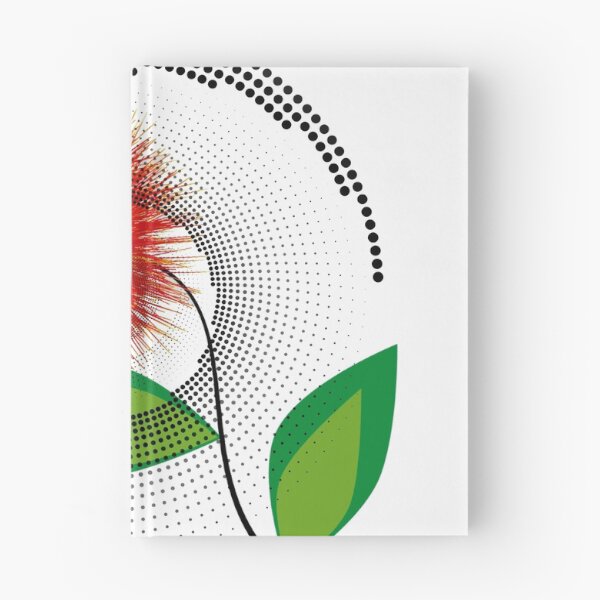 Item preview, A red flower surrounded by dots designed and sold by Bigrow.