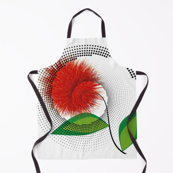 Item preview, A red flower surrounded by dots designed and sold by Bigrow.