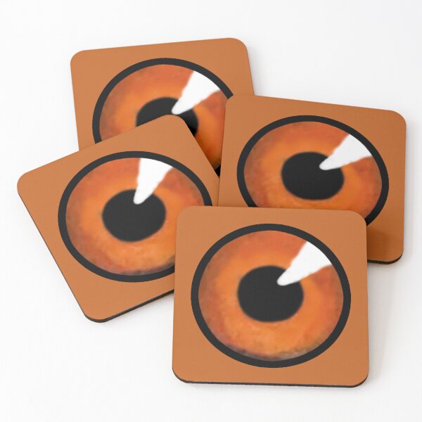 Item preview, Big orange eye staring at you. designed and sold by Luggnagg.