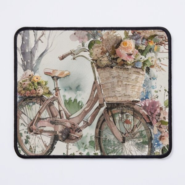 Item preview, romantic floral bicycle designed and sold by memonto.