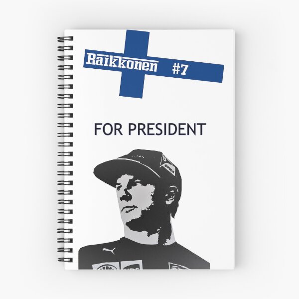 Artikelvorschau, # kimi4president entworfen und verkauft von F1Exclusive.
