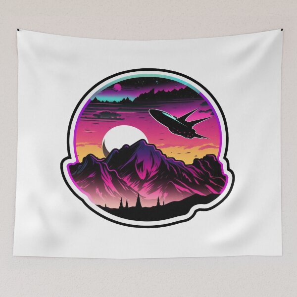 Item preview, UFO Mountains designed and sold by TraditionalCA.
