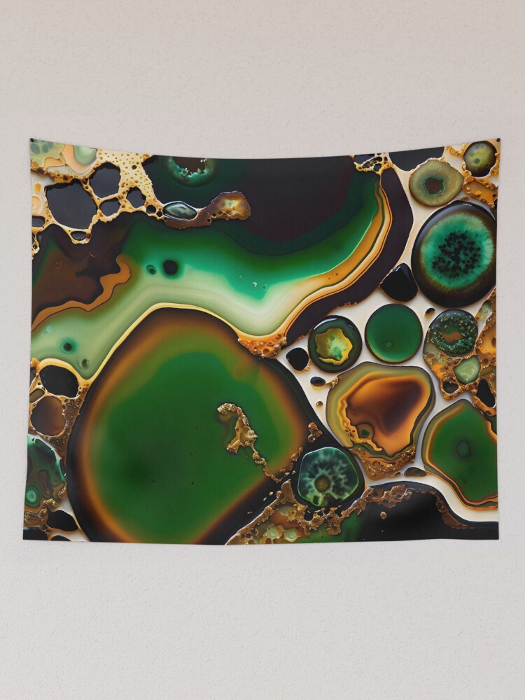 Aperçu 2 sur 3. Tentures avec l'œuvre Abstractia #100 créée et vendue par FoxGleam.