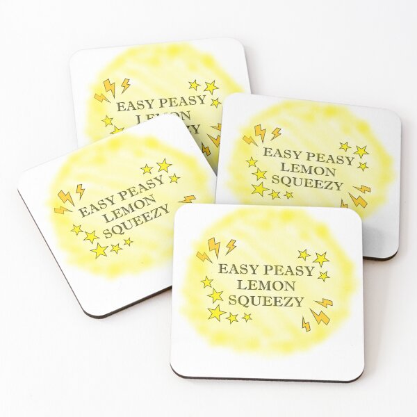 Item preview, EASY PEASY LEMON SQUEEZY designed and sold by ameben.