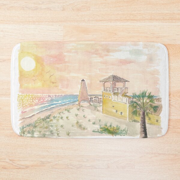 Item preview, Incredible Sunset in Seaview Florida with Beach Dunes designed and sold by artshop77.