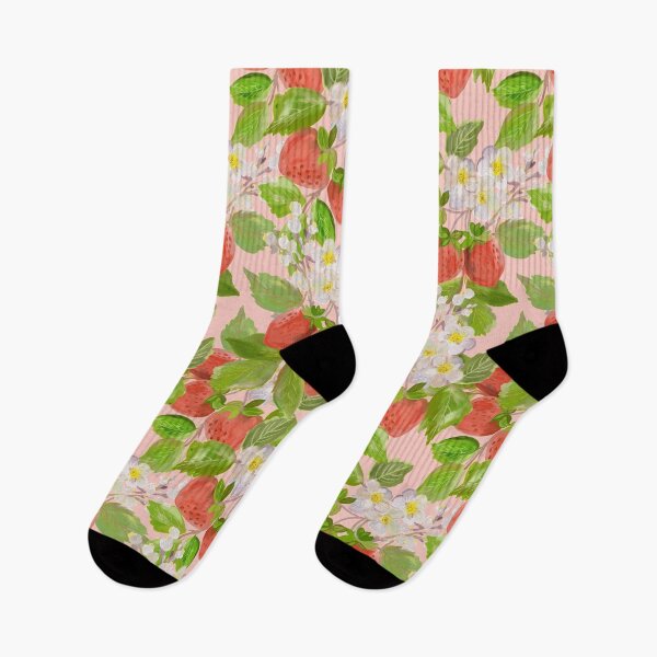 Item preview, Pink Painted strawberries designed and sold by BlueDoorStudio.