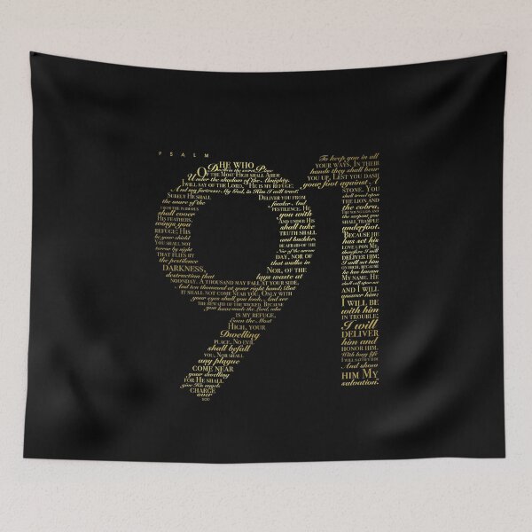 Item preview, Psalm 91 - Black and Gold designed and sold by ACAmes.