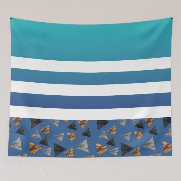 Item preview, Metalic Triangle design Geometric art work with triangles designed and sold by Thilaniz.