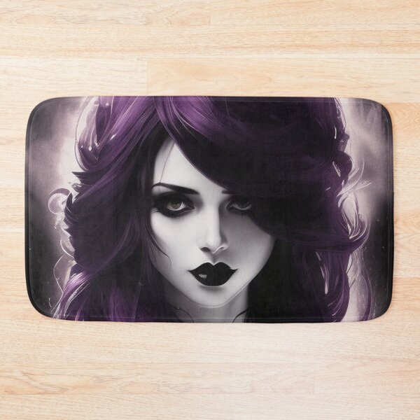 Item preview, Purple Gothic Girl Portrait No.2 designed and sold by Artistic Fusion Lab.