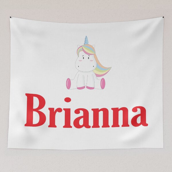 Item preview, Brianna Cute Unicorn My Name Is Brianna designed and sold by ProjectX23.