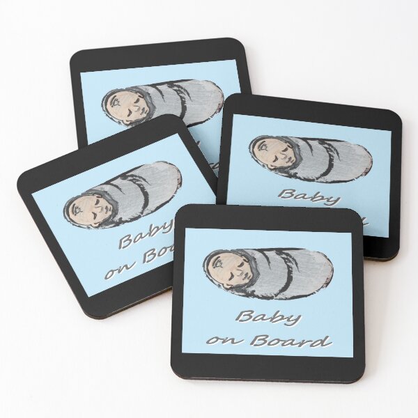 Artikelvorschau, Baby an Bord blau entworfen und verkauft von craftsbydaphy.