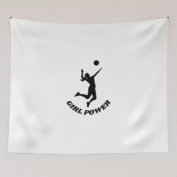 Item preview, Beach Volley Girl Power Inspirational Quote designed and sold by HanaiPrint.