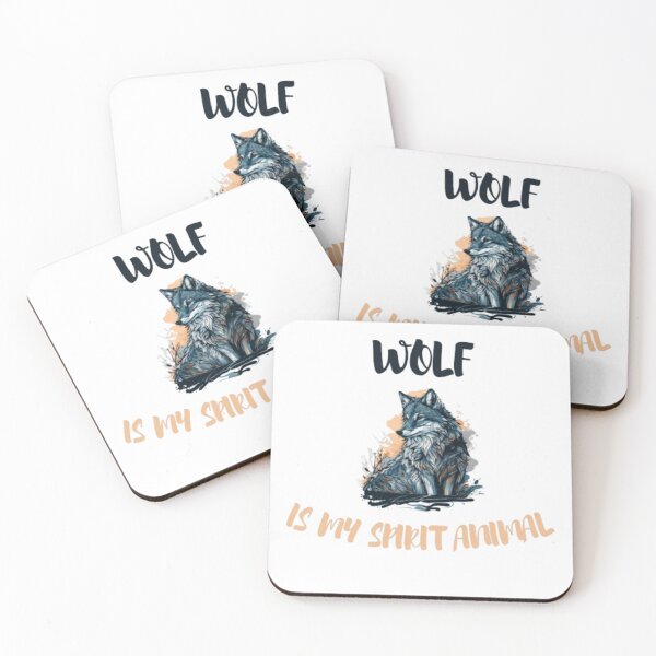 Item preview, wolf is my spirit animal designed and sold by Ernest Petitjean Créations.