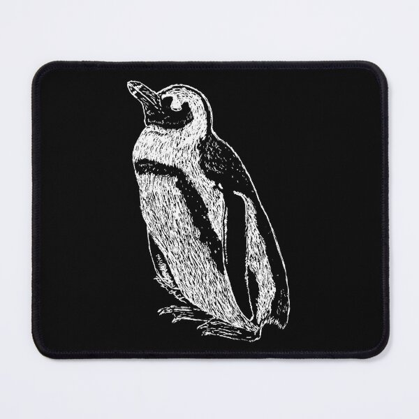 Item preview, Huffy African Penguin ("Hmph") drawing in black & white designed and sold by robinyukiko.