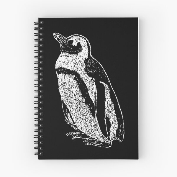 Item preview, Huffy African Penguin ("Hmph") drawing in black & white designed and sold by robinyukiko.