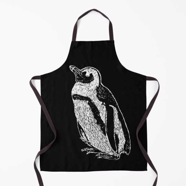 Item preview, Huffy African Penguin ("Hmph") drawing in black & white designed and sold by robinyukiko.