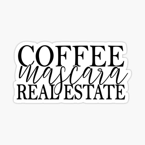 Item preview, Coffee Mascara Real Estate designed and sold by aprilsims.
