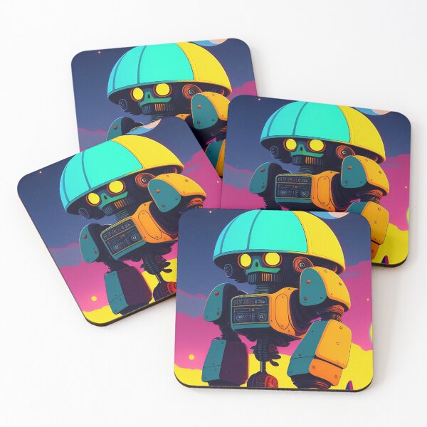 Item preview, Anime Robot Transformer Retro 60s Cyberpunk Style AI Art designed and sold by unusualillusion.