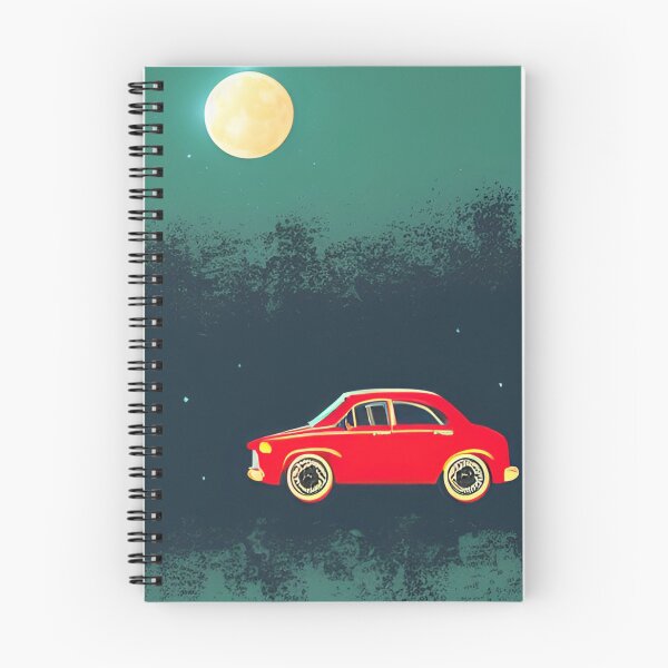 Item preview, Car and midnight moon lake designed and sold by IlkaDoma333.