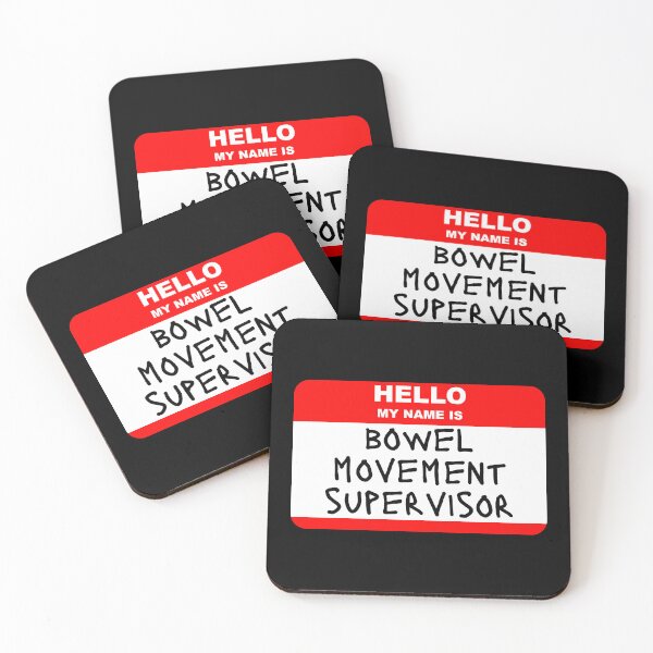 Item preview, Hello My Name is Bowel Movement Supervisor designed and sold by Caregiverology.