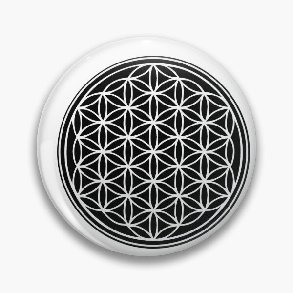 Item preview, Black and white flower of life designed and sold by mia-alice85.