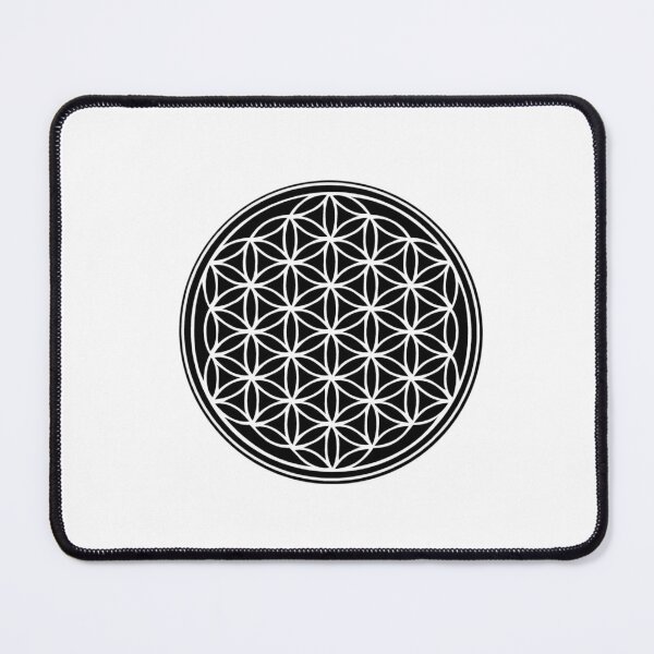 Item preview, Black and white flower of life designed and sold by mia-alice85.