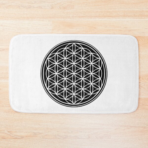 Item preview, Black and white flower of life designed and sold by mia-alice85.