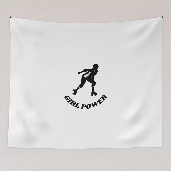 Item preview, Roller Blades Roller Derby Girl Power Inspirational Quote designed and sold by HanaiPrint.