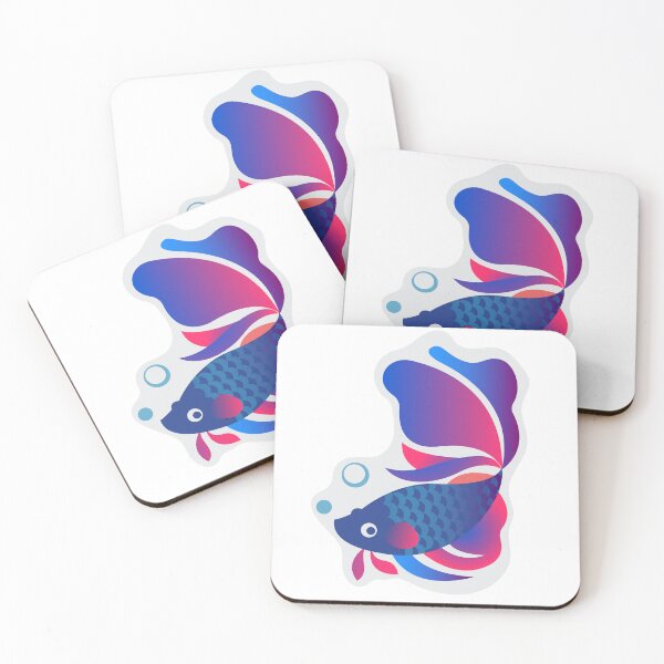 Item preview, Multicolor Bettafish Sticker designed and sold by vikyky.