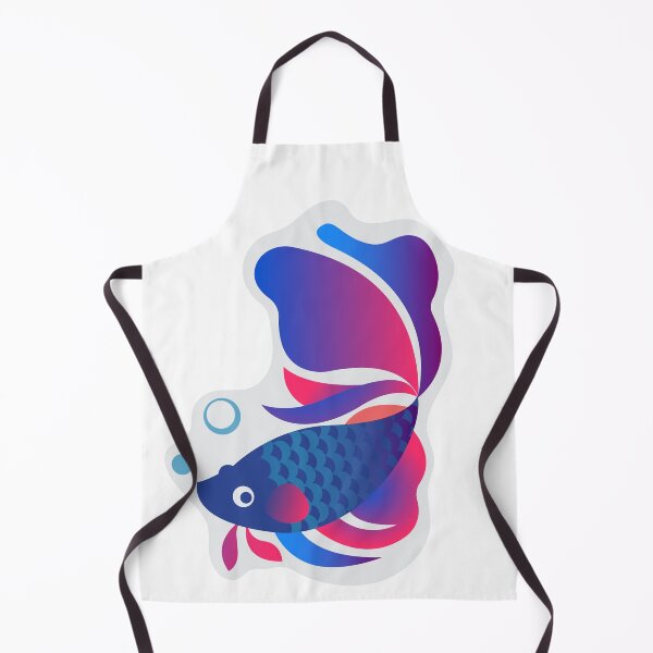 Item preview, Multicolor Bettafish Sticker designed and sold by vikyky.