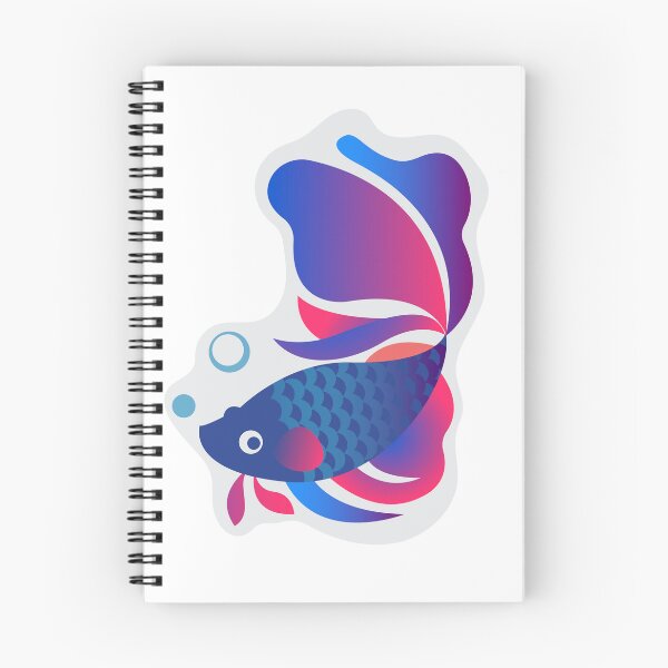 Item preview, Multicolor Bettafish Sticker designed and sold by vikyky.